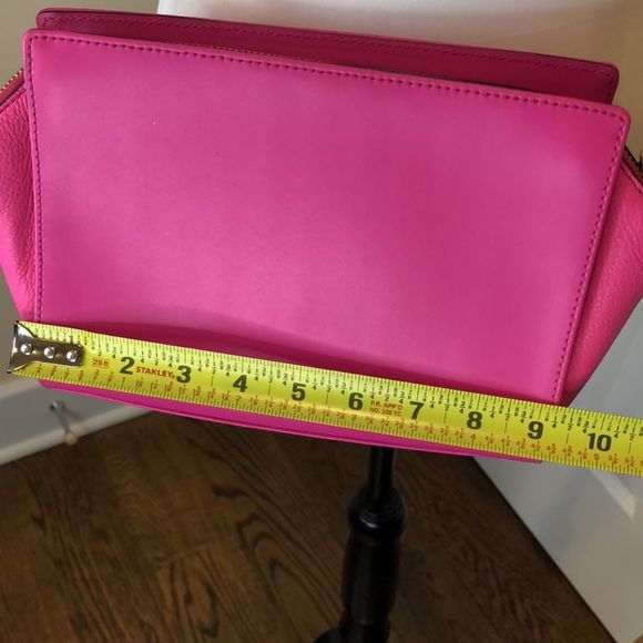 KATE SPADE Hot Pink and Orange Top Zipper Closure Crossbody Bag or Clutch - Picture 9 of 15